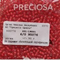 95076 Бисер чешский Preciosa 6/0, красный, 1-я категория,  50гр