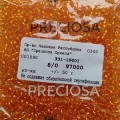 97000 Бисер чешский Preciosa 8/0, оранжевый, 1-я категория,  50гр