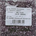 25041 Бисер чешский Preciosa "рубка" 10/0, сатиновая фиолетовая, 1-я категория, 50гр