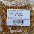 17020 Стеклярус чешский Preciosa, 3", золото, 50гр