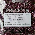 27060 Стеклярус чешский Preciosa, 3", фиолетовый, 1-я категория, 50гр