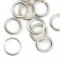 Пр67, кольцо соединительное, цвет серебро, 5мм. (10шт)