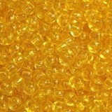 01181 Бисер круглый чешский Preciosa 10/0,  светло-желтый, 1-я категория, 50гр