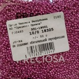 18325 Бисер чешский Preciosa  10/0, металлик розово-сиреневый, 1-я категория, 50гр