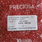 98190 Бисер чешский Preciosa "рубка" 10/0, малиновый, 1-я категория, 50гр