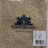 Бисер круглый TOHO, 11 #PF0558, серебро, 250гр