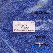 33040 Бисер Чехия круглый 8/0, темно-синий непрозрачный, 1-я категория, 500гр
