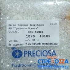 48102 Рубка Preciosa 10/0, прозрачный, 1-я категория, 50гр