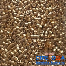 Delica Beads 11/0 #DB0034 - Delica 11/0 24KT Lt Gold Plated